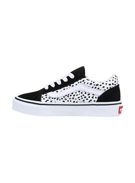 Sapatilhas Vans Old Skool Dots Preto e Branco