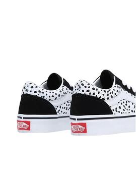 Sapatilhas Vans Old Skool Dots Preto e Branco
