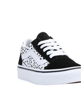 Sapatilhas Vans Old Skool Dots Preto e Branco