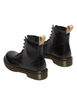 Botas Dr Martens 1460 Mini Vegano Preto Meninos