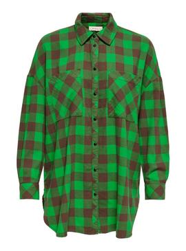 Camisa Only Kelly Rock It Loose para Mulher Verde