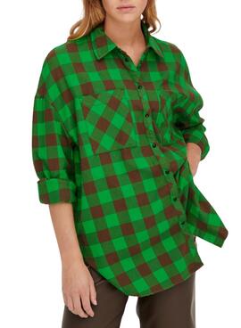Camisa Only Kelly Rock It Loose para Mulher Verde
