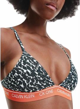 Soutien Calvin Klein Triangle Distorted Animal