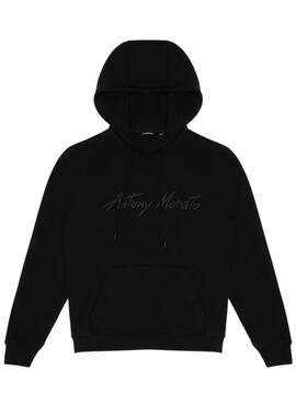 Sweat Antony Morato Firma para Homem Preto