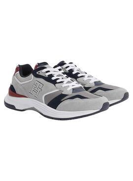 Sapatilhas Tommy Hilfiger Jumpsuitgram TH Homem Cinza