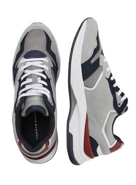Sapatilhas Tommy Hilfiger Jumpsuitgram TH Homem Cinza