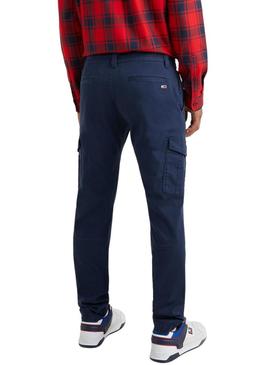 Calças Tommy Jeans Cargo Scanton Slim Homem