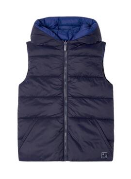 Colete Mayoral Reversible para Menino Azul Marinho