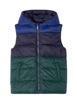 Colete Mayoral Reversible para Menino Azul Marinho