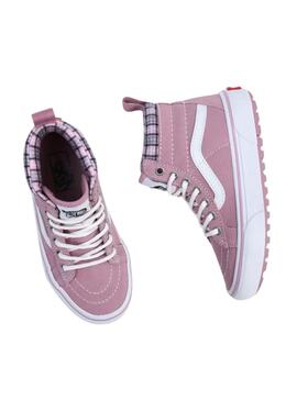 Sapatilhas Vans Sk8 Hi para Menina Rosa