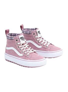 Sapatilhas Vans Sk8 Hi para Menina Rosa