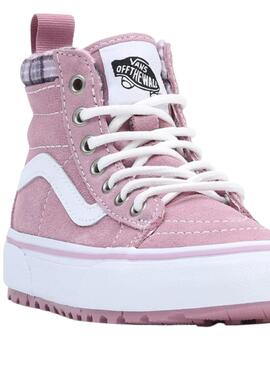Sapatilhas Vans Sk8 Hi para Menina Rosa