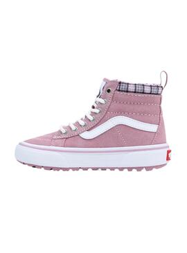 Sapatilhas Vans Sk8 Hi para Menina Rosa