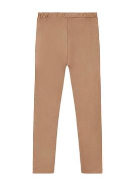 Leggings Mayoral Camurçalina Slim para Menina Camel