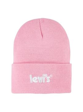 Chapéu Levis Lan Poster Logo Rosa para Menino e Menina