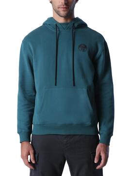 Sweat North Sails Mundo Homem Azul Petróleo