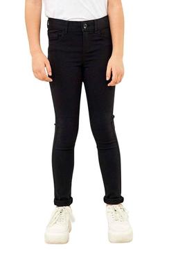 Calças Name It Polly Skinny Fit para Menina Preto