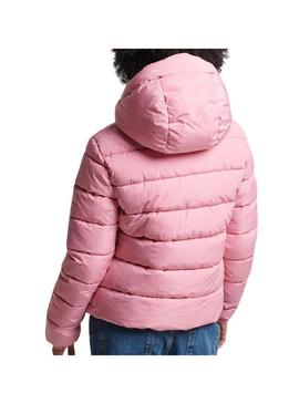 Casaca Superdry Spirit Puffer para Mulher Rosa