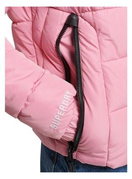 Casaca Superdry Spirit Puffer para Mulher Rosa