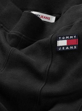 Calças Tommy Jeans Flare Preto para Mulher