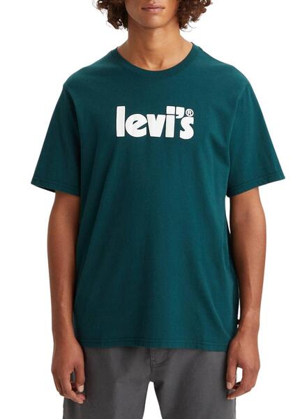 T shirt on sale levis verde