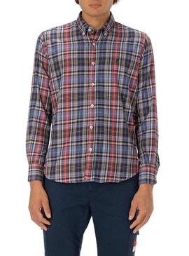 Camisa El Pulpo Maxi Frames para Homem Vermelho