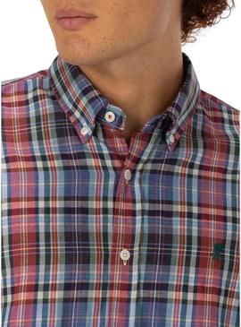 Camisa El Pulpo Maxi Frames para Homem Vermelho