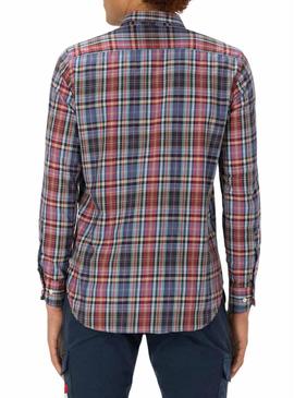 Camisa El Pulpo Maxi Frames para Homem Vermelho