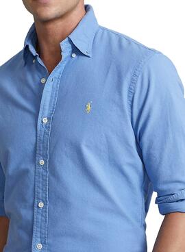 Camisa Polo Ralph Lauren Harbor Ilha Homem Azul