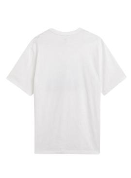 T-Shirt Levis Impresso Relaxed Homem Branco