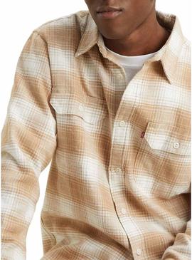 Camisa Levis Jackson Frames para Homem Bege