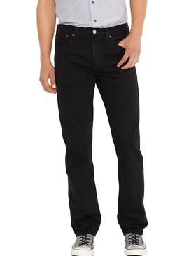 Jeans Levis 501 Original Homem Preto