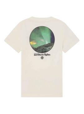 T-Shirts Levis Aurora Boreal para Menino Branco
