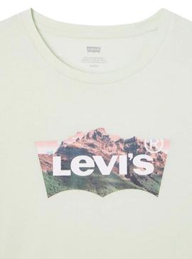 T-Shirt Levis  The Perfect Summer Beige para Mulher