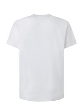 T-Shirt Pepe Jeans Eggo Branco para Homem