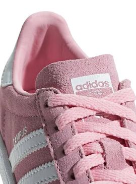 Sapatilhas Adidas Campus C Rosa Claro Para Menina