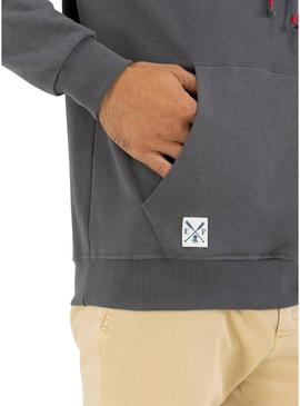 Sweat El Pulpo Forest Patch para Homem Cinza