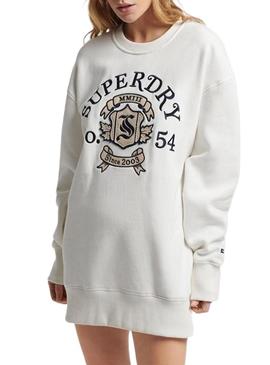 Vestido Superdry Pride In Craft para Mulher Branco