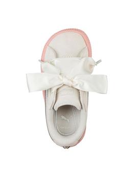 Sapatilhas Heart Puma Suede Jewel Branco