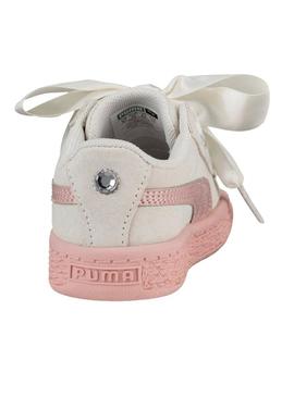 Sapatilhas Heart Puma Suede Jewel Branco