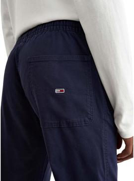 Calças Tommy Jeans Scanton Soft Homem Azul Marinho