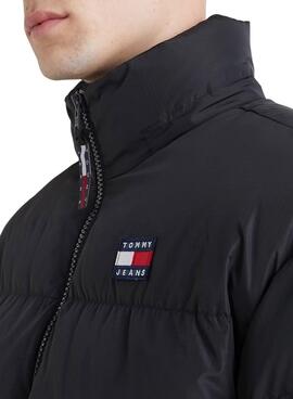 Casaca Tommy Jeans Alaska Puffer Homem Preto