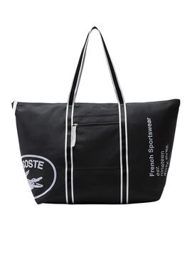 Bolsa Sacola de Compras Lacoste para Mulher Preto