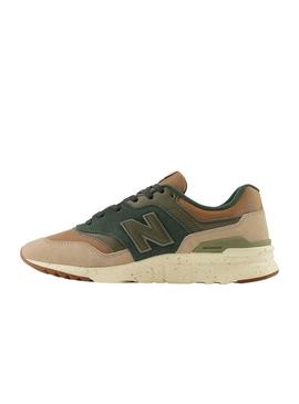 Sapatilhas New Balance 997 Verde e Bege Homem