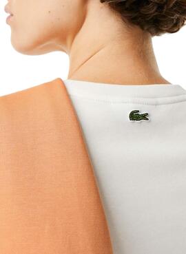 T-Shirt Lacoste Crocodile para Mulher Branco