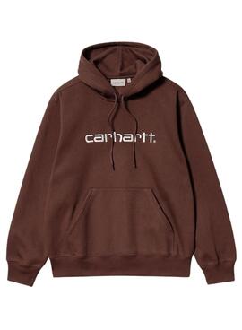 Sweat Carhartt Hooded Marrom para Homem