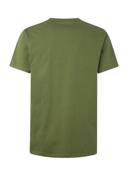 T-Shirt Pepe Jeans Eggo Verde para Homem