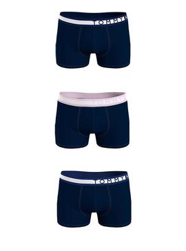 Pack 3 Cuecas Tommy Hilfiger Homem Azul Marinho