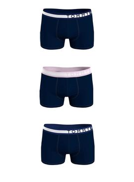 Pack 3 Cuecas Tommy Hilfiger Homem Azul Marinho