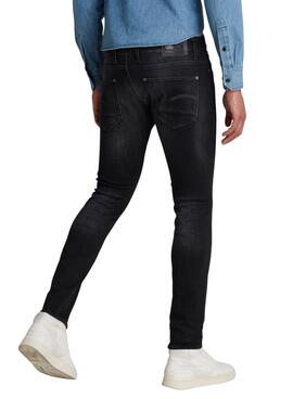 Calças Jeans G-Star Revend Preto para Homem